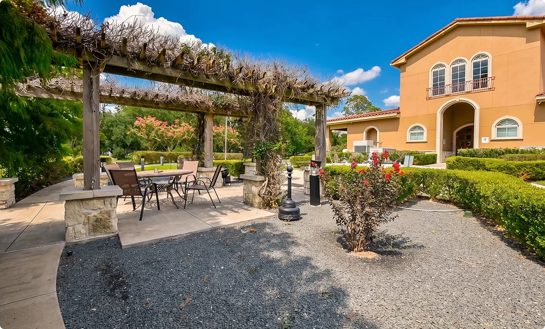 The pergola patio