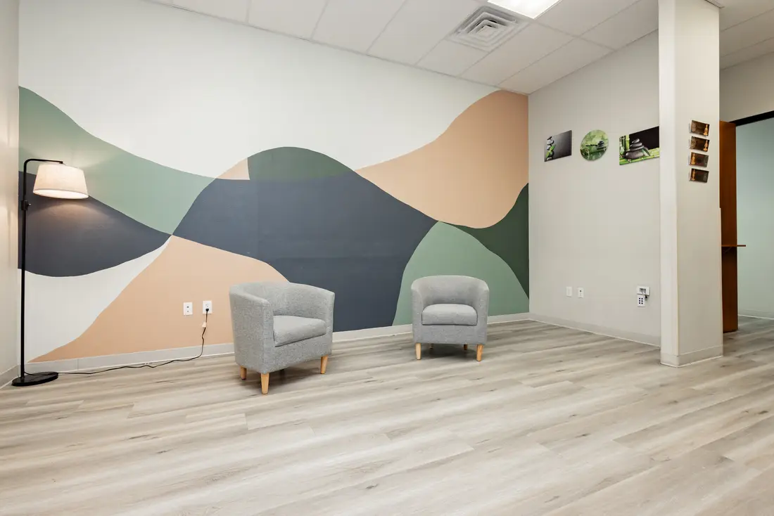 Reception at the Virtue Recovery Center outpatient program in Las Vegas