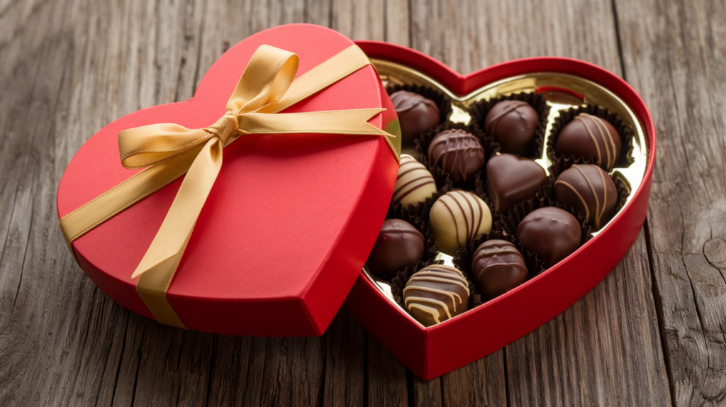 Valentine's Day Heart Shaped Box of Chocolates