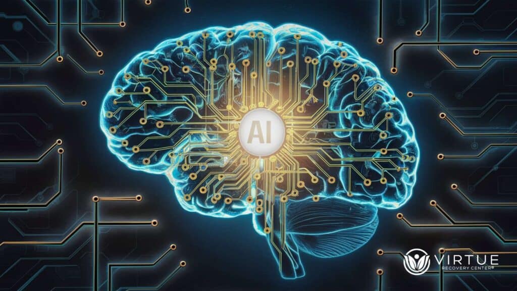 AI Rewiring a brain with addiction